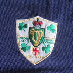 Polo Rugby London Irish Blu Vintage