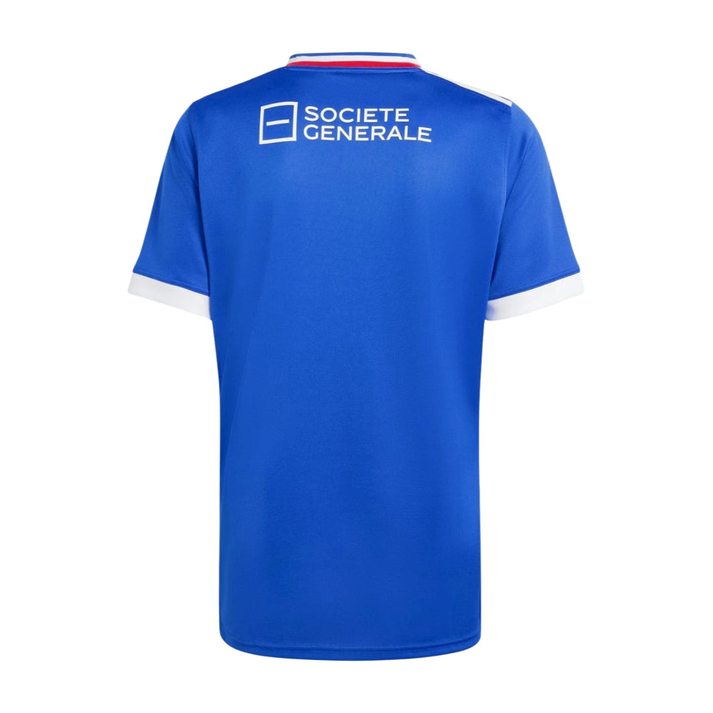 Maglia rugby Francia home 2026 blu con logo Societé Générale