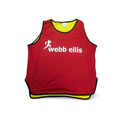 Fratino da rugby double face rosso e giallo Webb Ellis