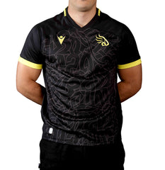 Maglia Rugby Georgia Total Black Authentic Gara Macron