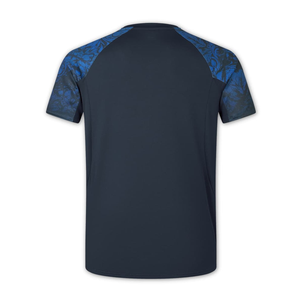 Maglia da rugby da allenamento Superlight dei British & Irish Lions: maglia da rugby da allenamento blu navy con maniche con fantasia blu.