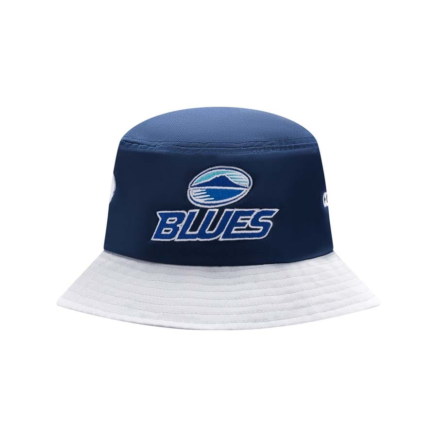 Cappellino da pescatore ufficiale Auckland Blues rugby blu