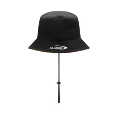 Cappellino da pescatore nero ufficiale Chiefs Rugby con logo.