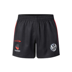 Pantaloncini da rugby neri Crusaders Home con logo e scritte "Classic" e "I AM HOPE".