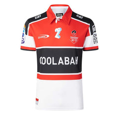 Maglia rugby Crusaders 2026 Heritage PRO, design classico con logo e sponsor.