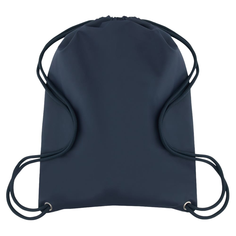 Sacca sportiva blu navy per il rugby FIR, con coulisse e occhielli metallici.