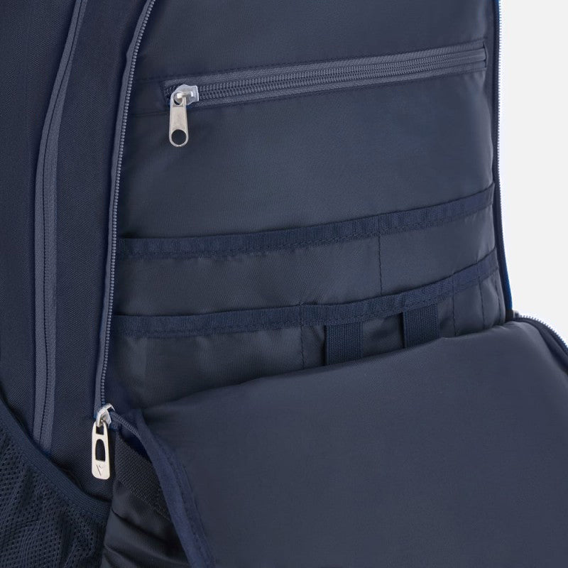 Zaino Italia Rugby Takeoff blu con tasche frontali e laterali in mesh.