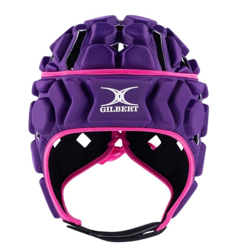 Caschetto Rugby Gilbert OCTANE Viola-Rosa