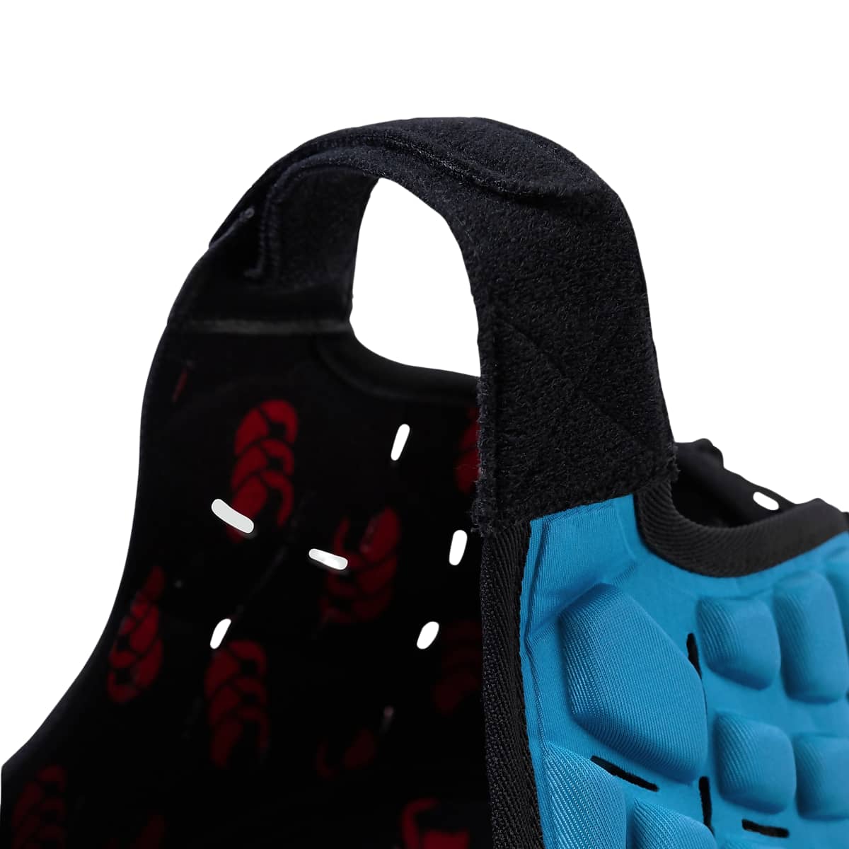 Casco da rugby Canterbury RAZE Mid Blu: casco protettivo da rugby blu con cinturino regolabile e imbottitura antiurto.