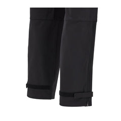 Dettaglio gamba pantalone da rugby Galles training Contact 2025 con chiusura velcro.