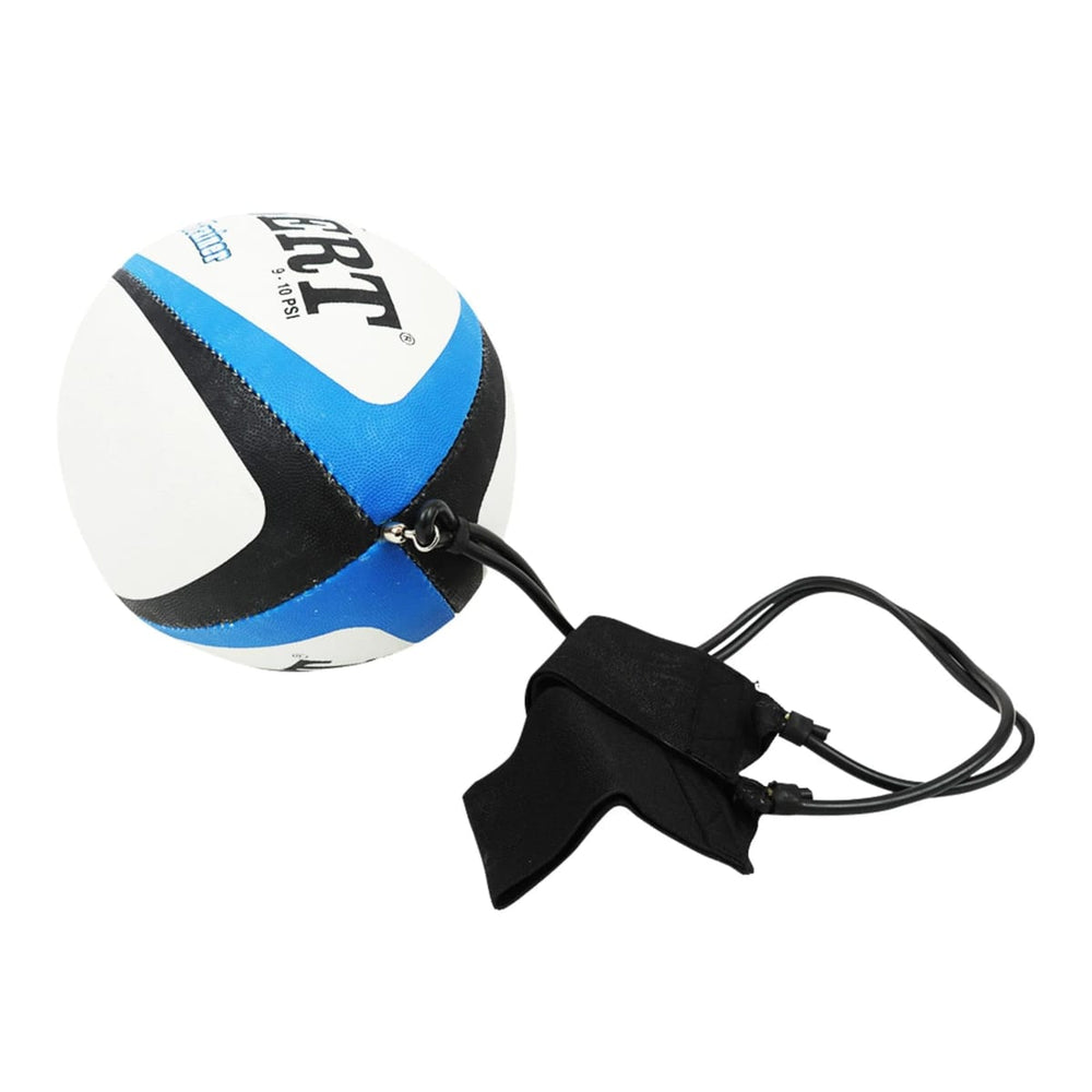 Pallone da rugby Gilbert Reflex Trainer con laccetto e impugnatura per allenamento.