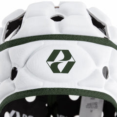 Caschetto Rugby Ventilator Body Armour Bianco-Verde Foresta