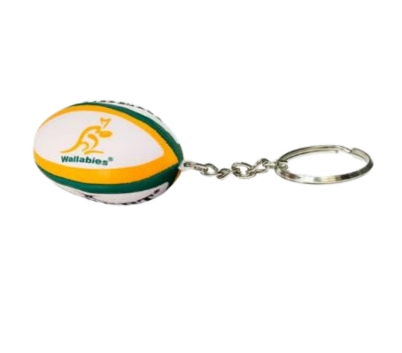 Palloncino portachiavi Wallabies, portachiavi a forma di palla da rugby Australia.