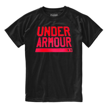 t-shirt heatgear bambino nero
