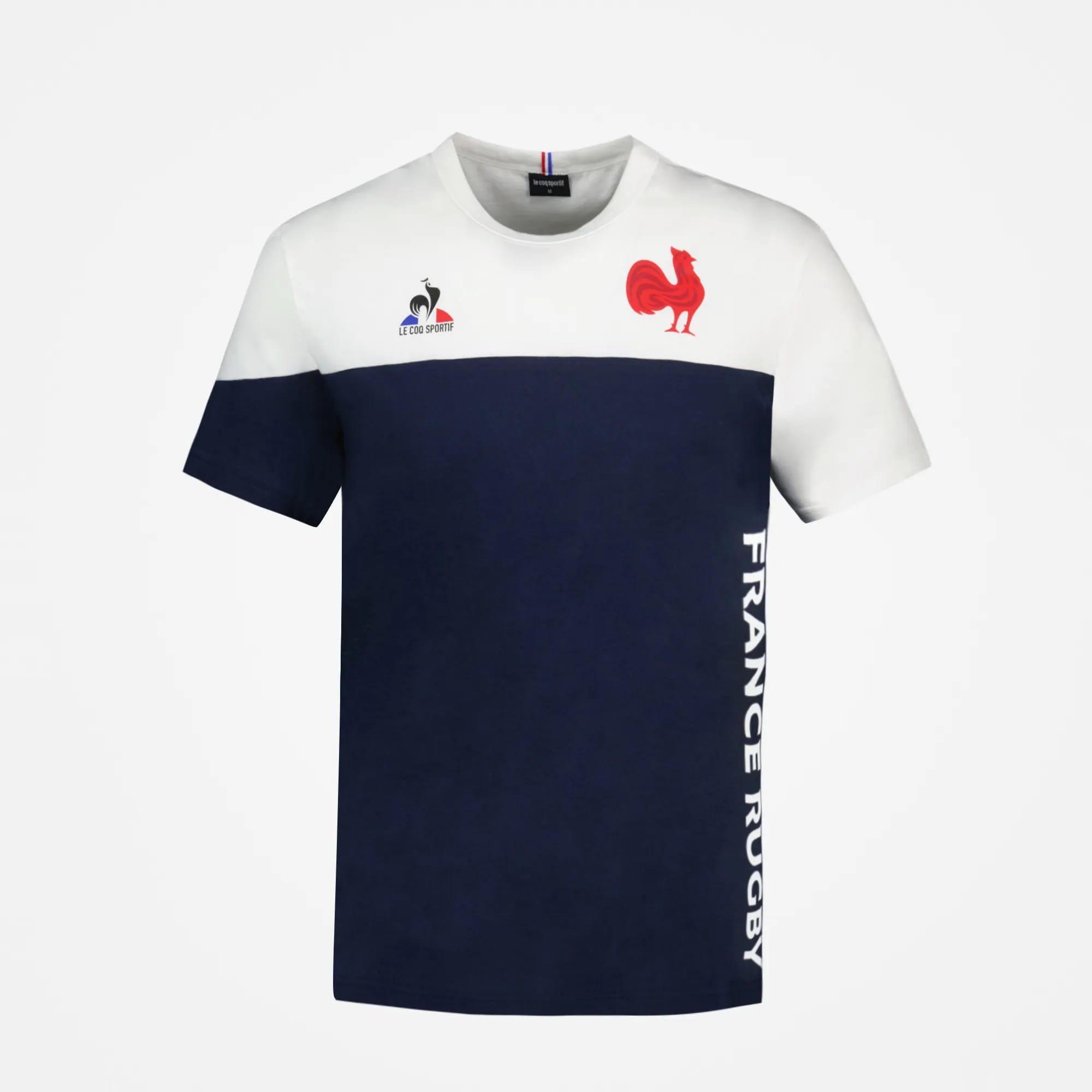 T-shirt Rugby Francia Fans Bicolore