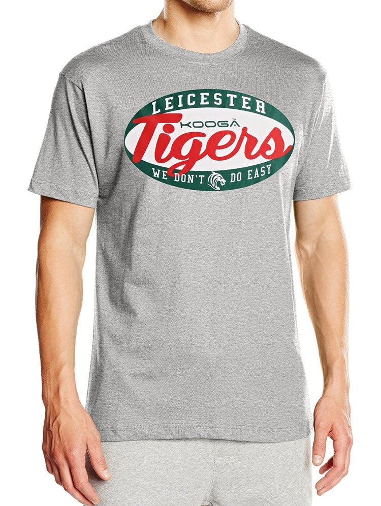 t-shirt leicester tigers training grigio