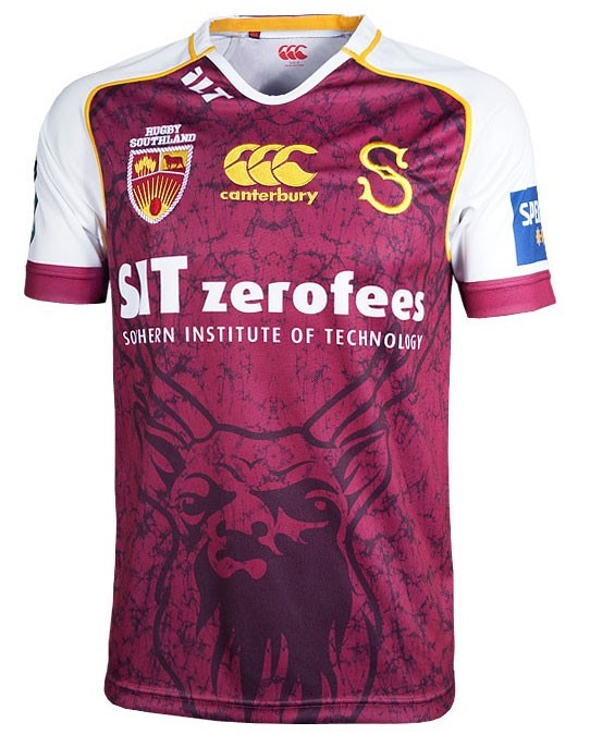 Maglia Southland Home Super Rugby