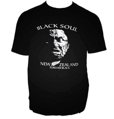 t-shirt black soul maori