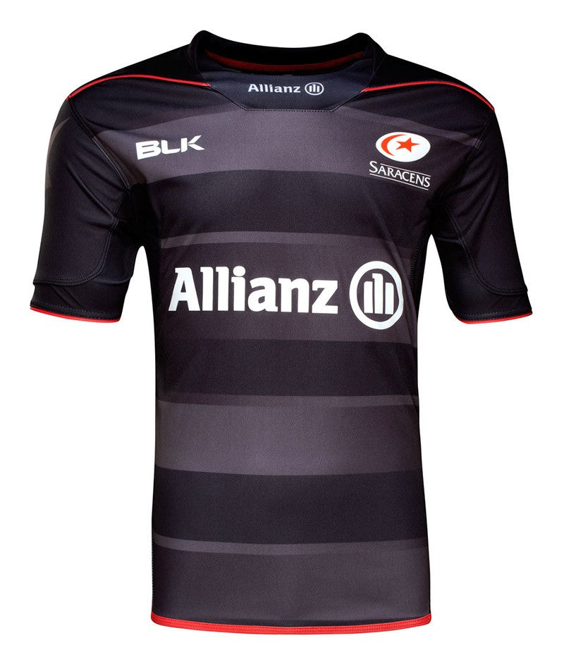 Maglia rugby Saracens bambino home 2016/17 BLK Allianz