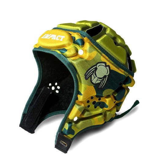 Caschetto da rugby Impact con stampa mimetica Jungle Predator