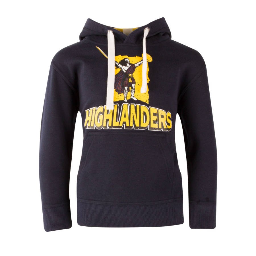 Felpa Highlanders con Cappuccio Super Rugby Ragazzo