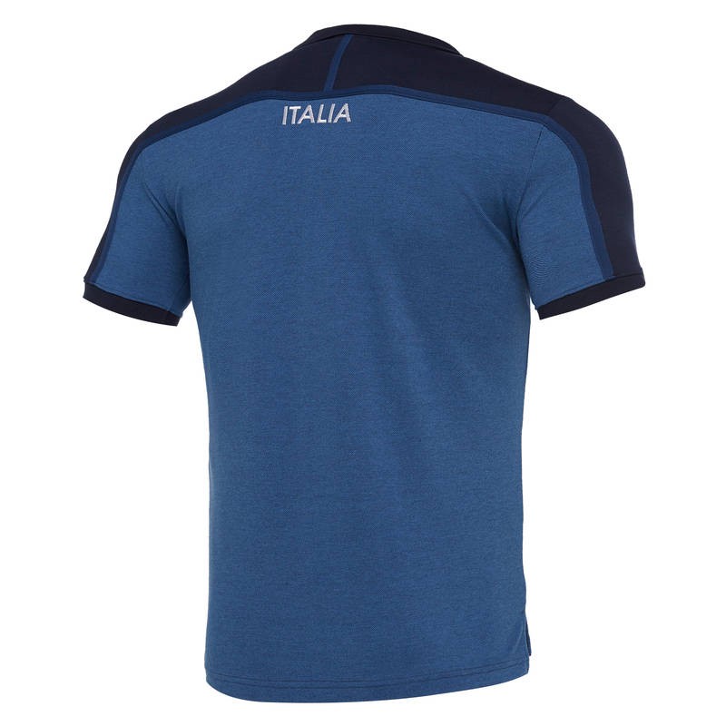polo italia rugby in cotone piquet ufficiale 2019