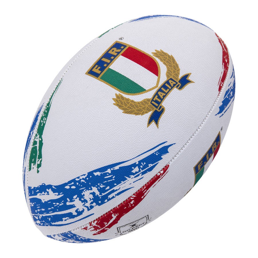 pallone italia rugby supporter italia fir creative