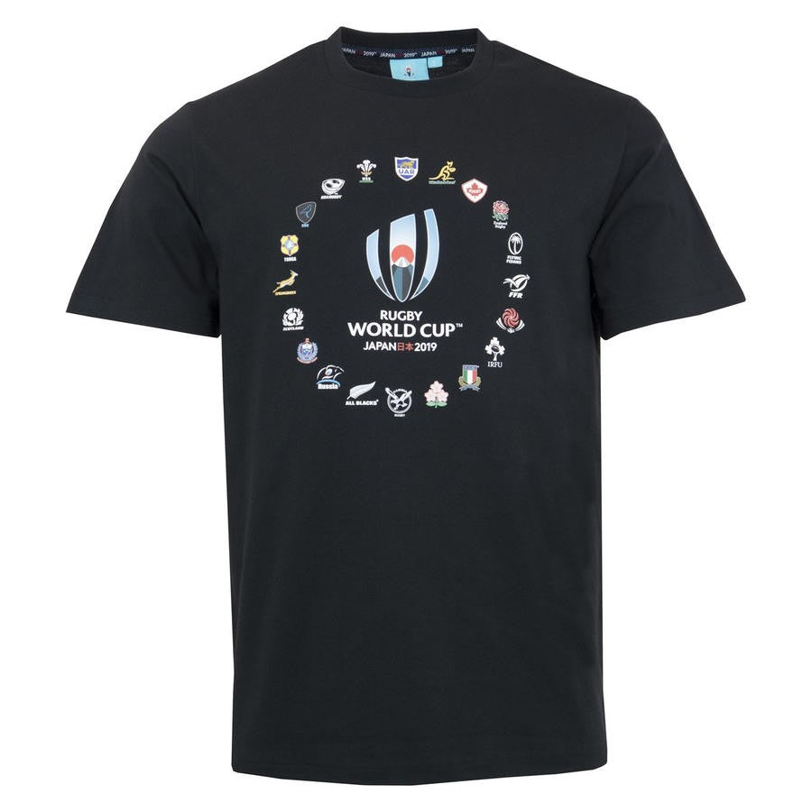 T-shirt RWC 2019 20 Nazioni Nero