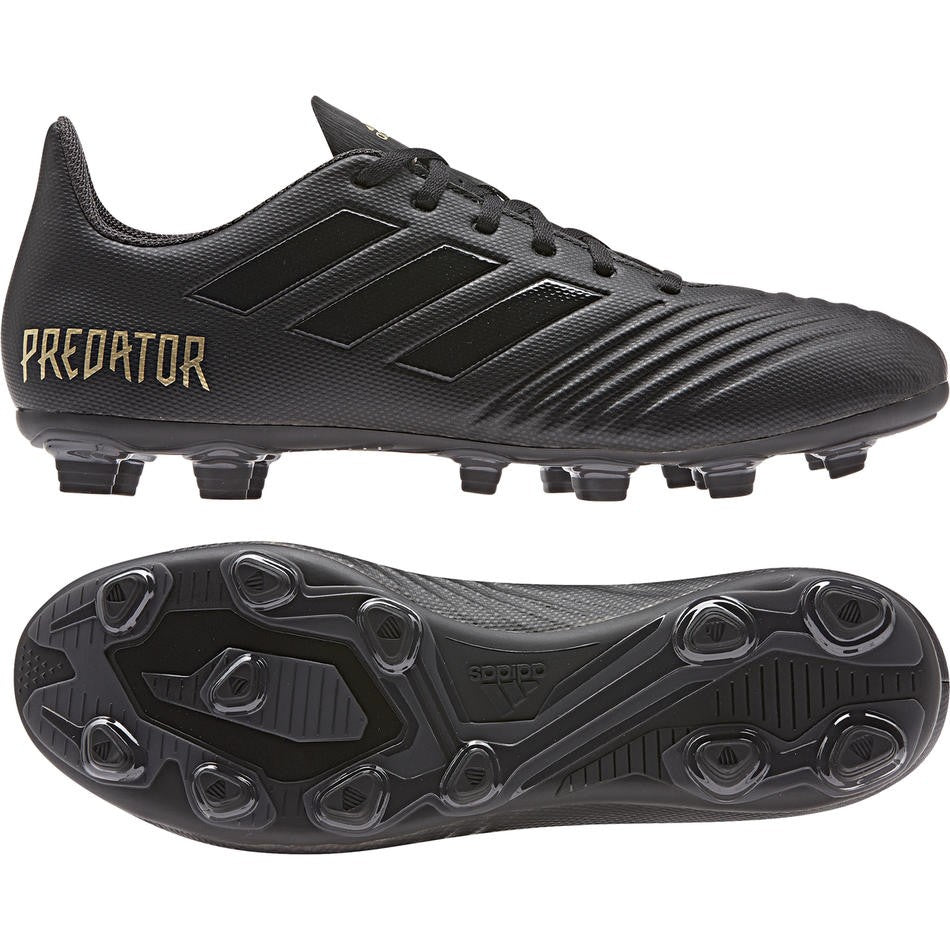 Scarpino Adidas Predator 19.4 Fxg J Bambino nero-oro