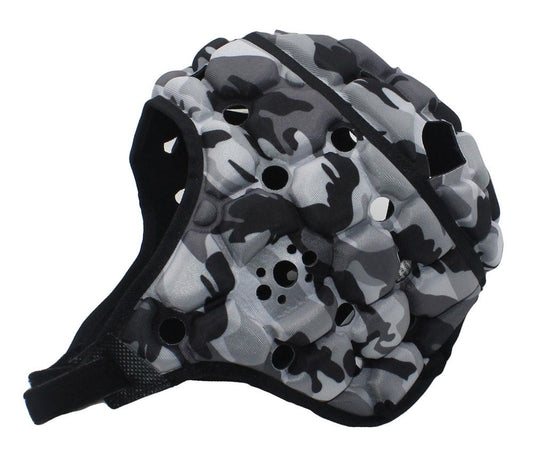 Caschetto Rugby Ventilator Body Armour Camo Black