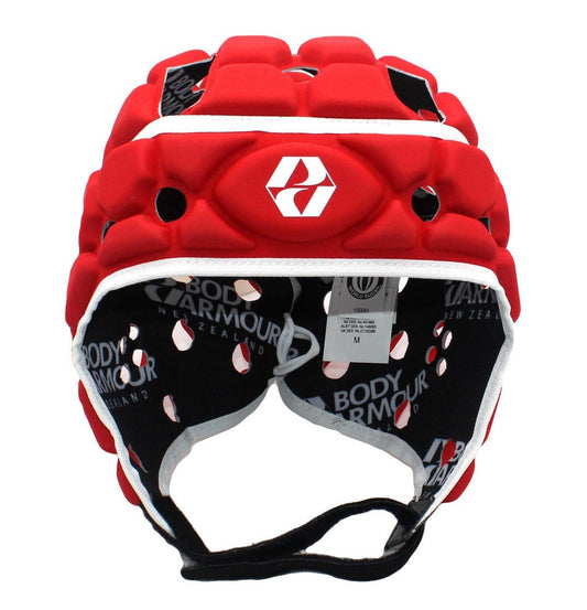 Caschetto Rugby Ventilator Body Armour Rosso