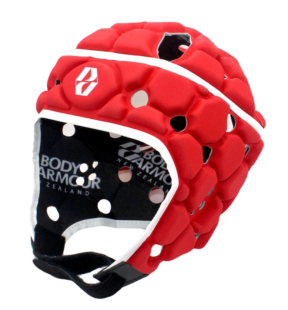 Caschetto Rugby Ventilator Body Armour Rosso