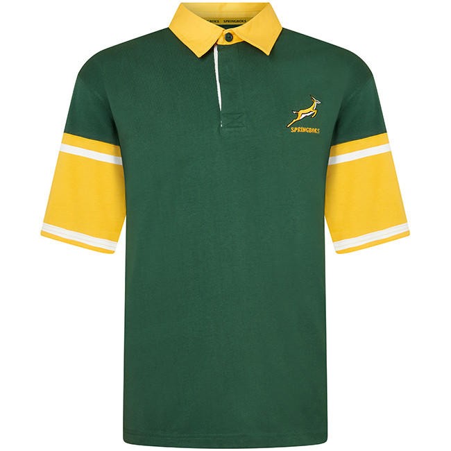 Maglia Springboks Rugby Cotone Manica Corta