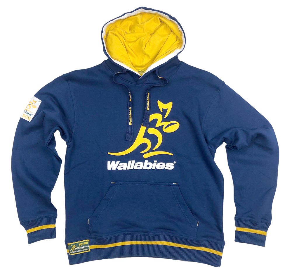 Felpa Wallabies Australia Rugby Cappuccio Ragazzo