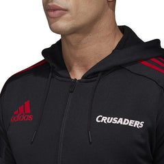 Felpa Crusaders Super Rugby Adidas con Cappuccio e Mezza Zip