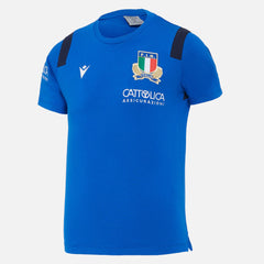 T-shirt Italia Rugby Travel Bambino M21 azzurro