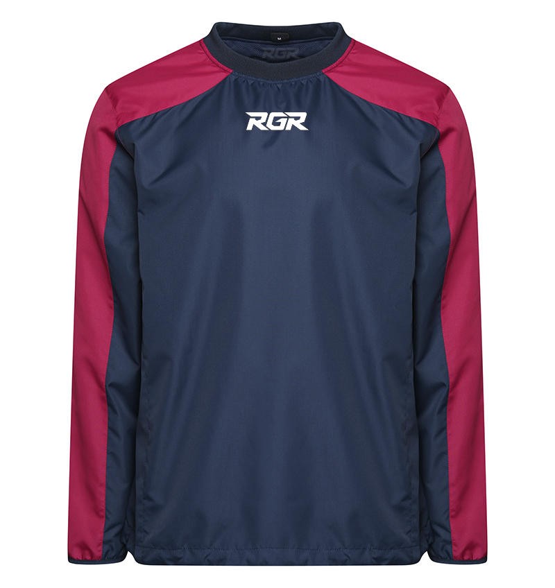 Top allenamento RGR Contrast Blu-Bordo Ragazzo