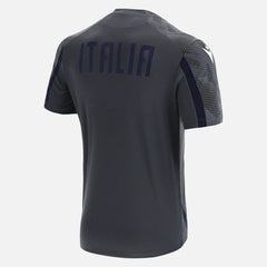 T-shirt da allenamento italia rugby FIR Antracite poliestere