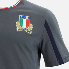 T-shirt Italia Rugby FIR M21 Travel Antracite Policotone