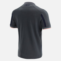 Polo Rugby Italia FIR M21 Travel Cotone Antracite