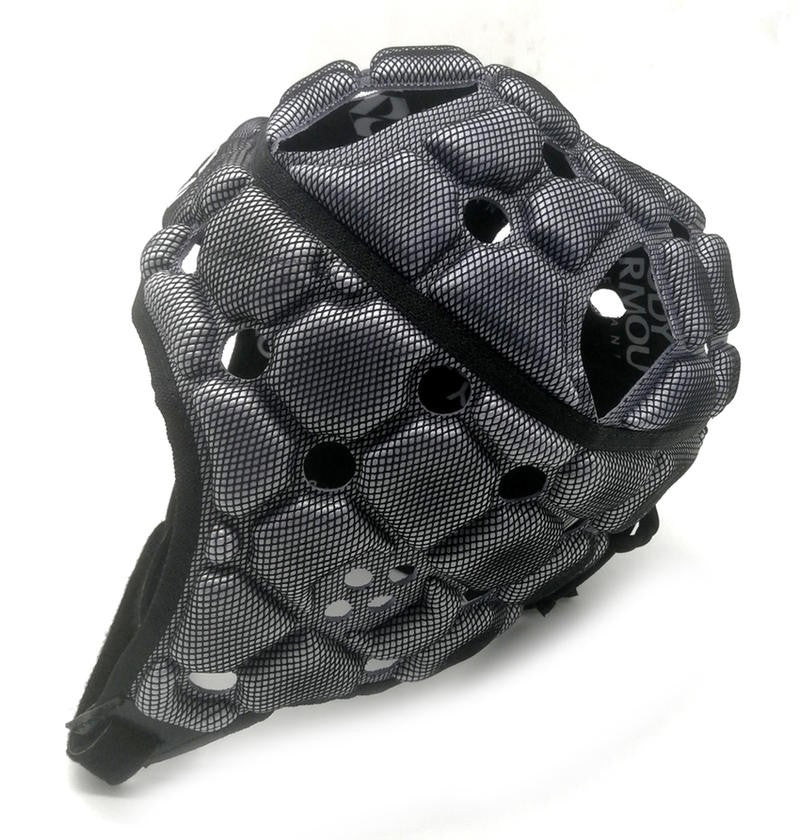 Caschetto Rugby Ventilator Body Armour Argento Mesh Bambino
