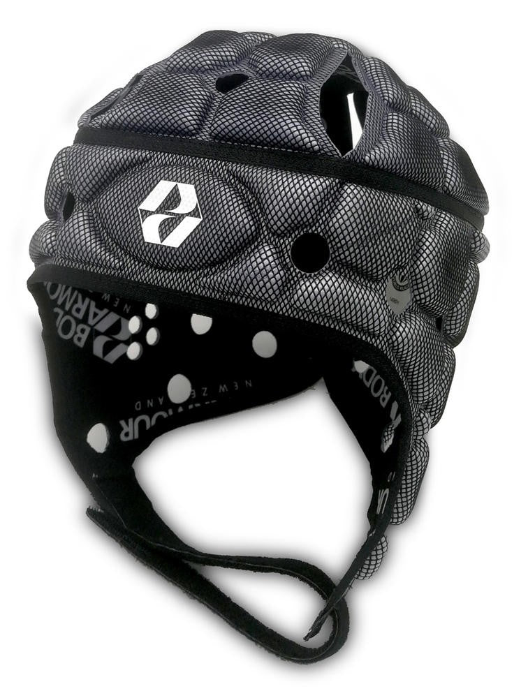 Caschetto Rugby Ventilator Body Armour Argento Mesh Bambino