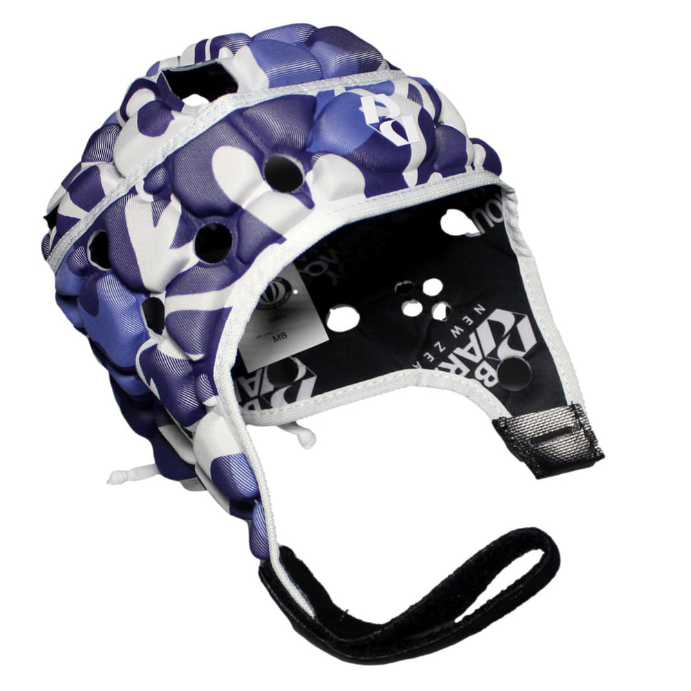 Caschetto Rugby Ventilator Body Armour Camo Blu Ragazzo