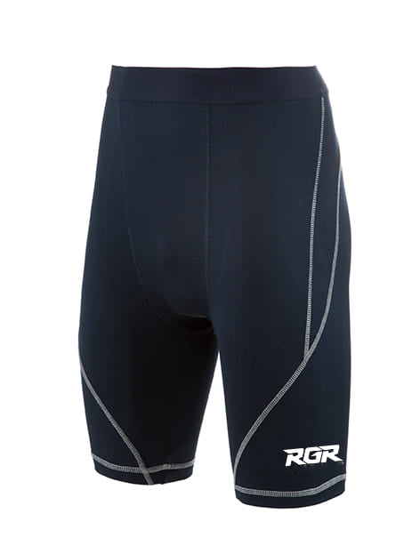 Scaldamuscolo RGR blu navy con cuciture a contrasto, perfetti per il rugby.